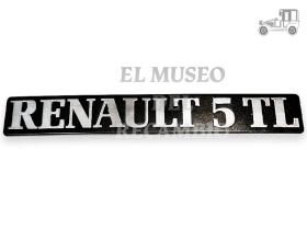 Anagrama "Renault 5 TL" Renault Clásico