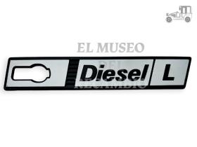 Anagrama Seat Ritmo "Diesel L" lateral derecho Seat Clásico