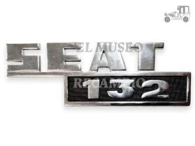 Anagrama metálico Seat 132  "SEAT 132" Seat Clásico