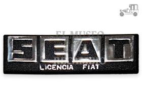 Anagrama rejilla "SEAT" 90x25 mm Seat Clásico