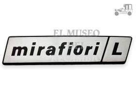 Anagrama 131 "mirafiori L" 130 mm Seat Clásico