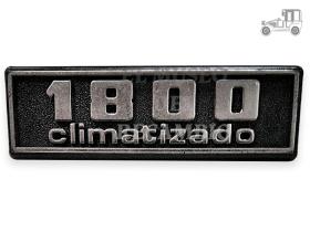 Anagrama trasero Seat 132 "1800 climatizado" 75 mm Seat Clásico