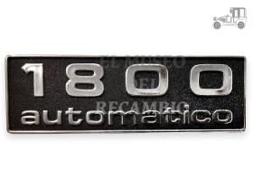 Anagrama Seat 132 de aleta "1800 automatico" Seat Clásico