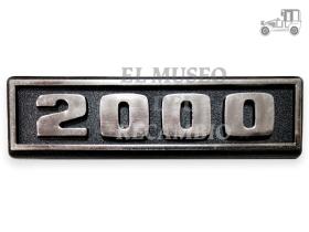 Anagrama Seat 132 "2000" 83 mm Seat Clásico