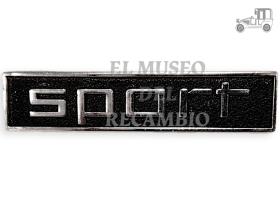Anagrama trasero Sport Seat Clásico