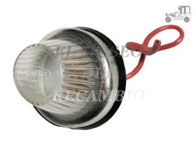 Piloto redondo blanco universal Tipo Peugeot Iluminación (hasta '90)