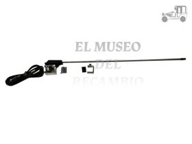 Antena sujección tipo pinza en vierteaguas cromo-negra ACCESORIOS