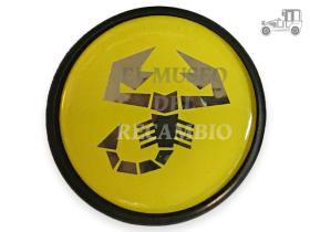 Tapacubo Abarth amarillo borde negro ACCESORIOS