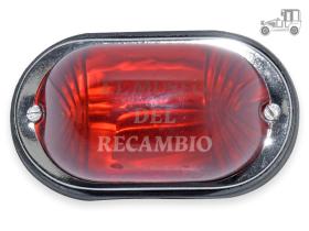 Piloto ovalado universal rojo Iluminación