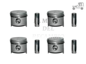Juego de pistones sin frenillo 65+0.60 Seat 127 903CC Seat Clásico