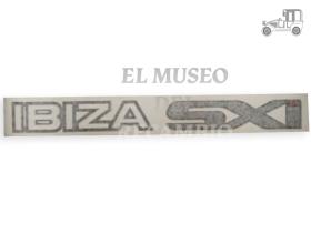 Pegatina adhesivo Seat "IBIZA SXI" 36x4 cm negro Seat Clásico