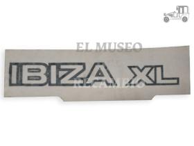 Pegatina azul grande "IBIZA XL" Seat Clásico