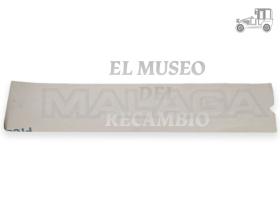 Pegatina adhesivo negro Seat "MALAGA" Seat Clásico