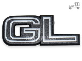 Anagrama GL en color plata Seat Clásico