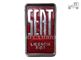Anagrama rojo SEAT LICENCIA FIAT Seat Clásico