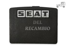 Pulsador cláxon marrón con anagrama Seat Fura Seat Clásico