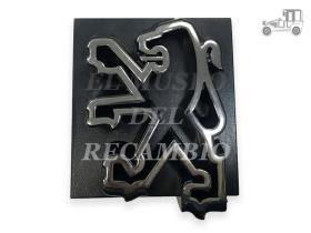 Anagrama Peugeot rejilla con grapa emblema león con relieve Recambio