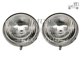 Juego de faros redondos H3 largo alcance ACCESORIOS