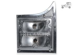 Cuerpo piloto delantero izquierdo bifaro cromado Seat 1500 Iluminación