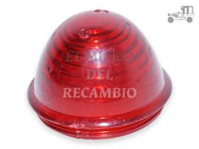 Tulipa roja piloto redondo universal rosca 45 mm Iluminación