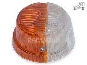 Tulipa piloto delantero redondo tractor blanco-ámbar Recambio