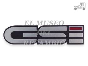 Anagrama plateado y rojo Opel Kadett GSI Recambio