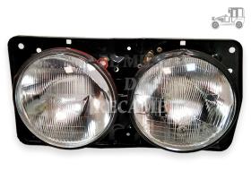 Óptica de faro izquierda corta+larga H1 Seat Seat Clásico