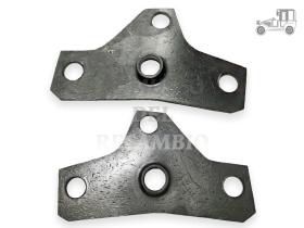 Juego de gomas de apoyo puente motor Seat 1500 Recambio