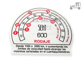 Pegatina adhesivo Seat 600 rodaje MUSEO