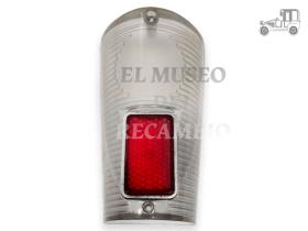 Tulipa trasera blanca monofaro con réflex Seat 1500 antiguo Iluminación