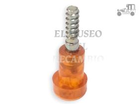 Tornillo piloto mediano metal plástico ámbar 28 mm Iluminación