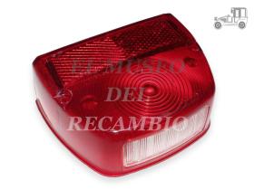 Tulipa trasera roja con matrícula AEC Atkinson Leyland Recambio