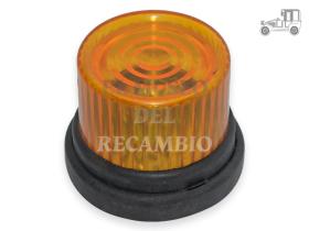 Piloto ambar universal redondo con torillos Iluminación