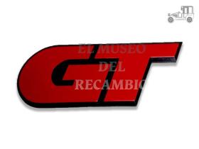 Anagrama rojo adhesivo ""GT"" Volkswage Polo II 86c Coupe Gt Seat Clásico