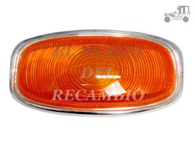Tulipa delantera ámbar cromada Peugeot 404 Recambio