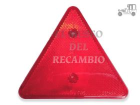 Réflex rojo triangular 163mm Recambio