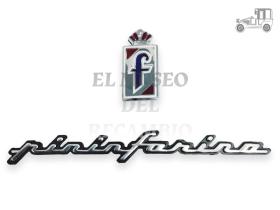 Anagrama " F" y"pininfarina" Peugeot 406 Coupé y 306 Cabrio Recambio