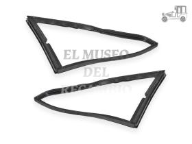 Juego gomas de ventanas derivabrisas delanteras Seat Seat Clásico