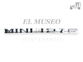 Anagrama trasero MINI 1275 Recambio