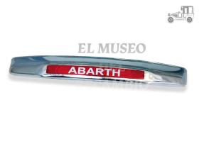 Piloto de matrícula Abarth MUSEO