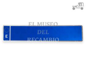 Placa de matrícula azul Taxi y alquiler ACCESORIOS
