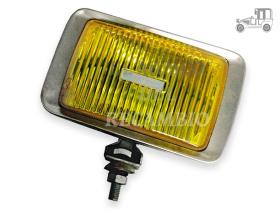 Óptica de faro antiniebla redondo Kimby cromo amarillo con t Recambio