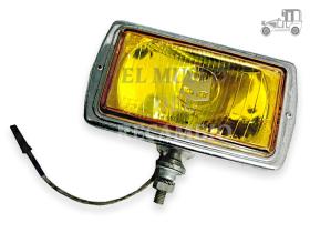 Óptica de faro antiniebla Marchal amarillo H3 170x100 mm con Recambio