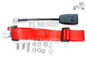 Cinturón de seguridad estático rojo de 3 puntos ACCESORIOS