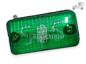 Piloto universal verde SOS superficie atornillar 85x55 Iluminación