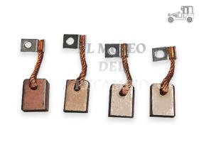 Juego de escobillas de carbón,  arrancador, 4 unidades Electricidad