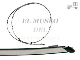 Moldura negra cromada paragolpes Renault 21 Renault Clásico