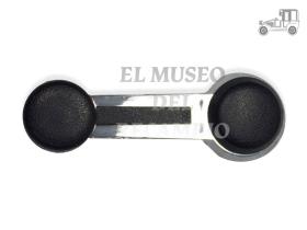Manecilla de elevalunas cromada-negra Seat 131 1600 Seat Clásico