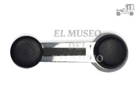 SEAT CLÁSICO 124726 - Manecilla de elevalunas cromada-negra Seat 131 1600