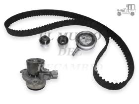Kit bomba de agua y correa de distribución Audi, Seat, etc Recambio